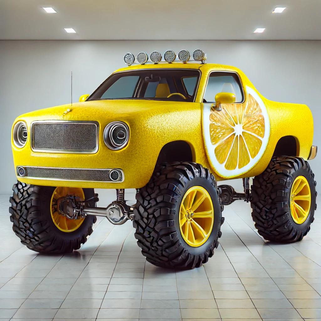 Lemon Monster Truck vs. Tesla Cybertruck: Why Lemon Cars Dominate the Competition